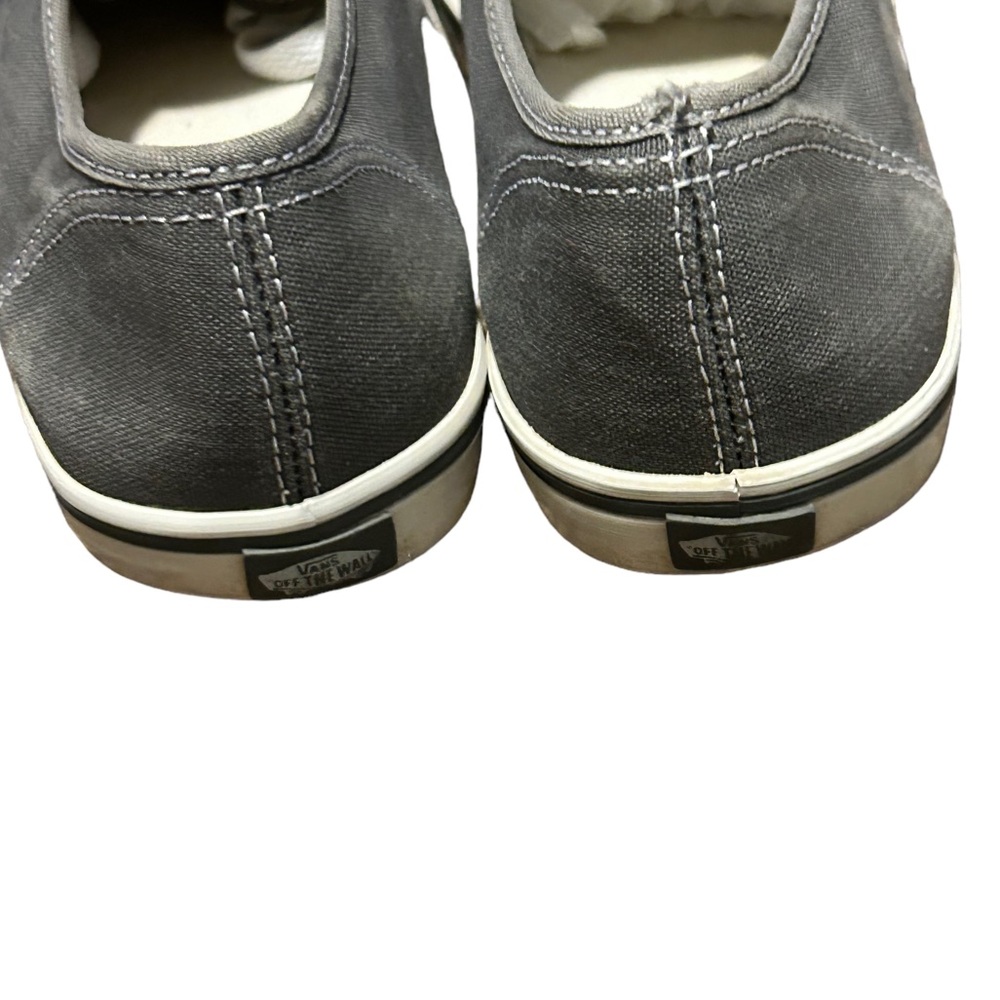 VANS Gray Unisex Lace Up Comfortable Sneaker Lifestyle Everyday Shoe-Size 7.5 - Picture 7 of 14